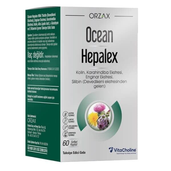 Orzax Ocean Hepalex 60 Softgel Kapsül