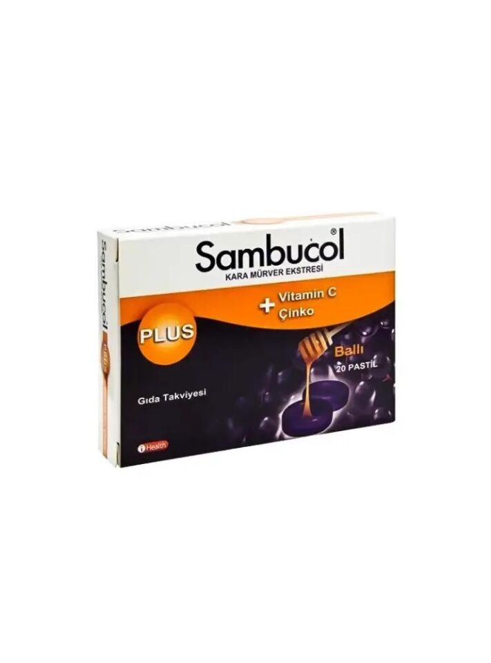 Sambucol Sambu col Plus Kara Mürver Ekstresi 20 Pastil