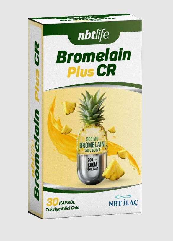 NBT Life Bromelain Plus CR 30 Kapsül
