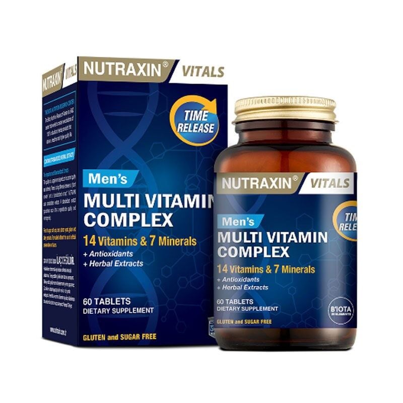 NUTRAXİN MENS MULTİ VİTAMİN COMPLEX 60 TABLET