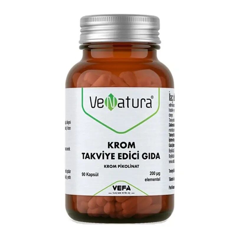 Venatura Krom 200 Mcg 90 Kapsül
