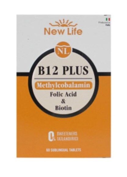 New Life B12 Plus Methyl cobalamin 60 Tablet