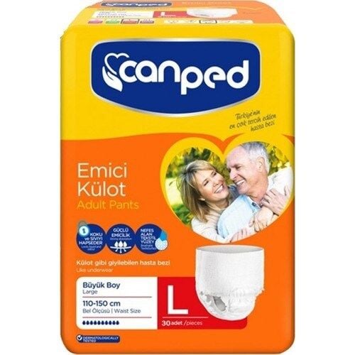 Canped Emici Külot Büyük Boy Large 30 Adet Hasta Bezi