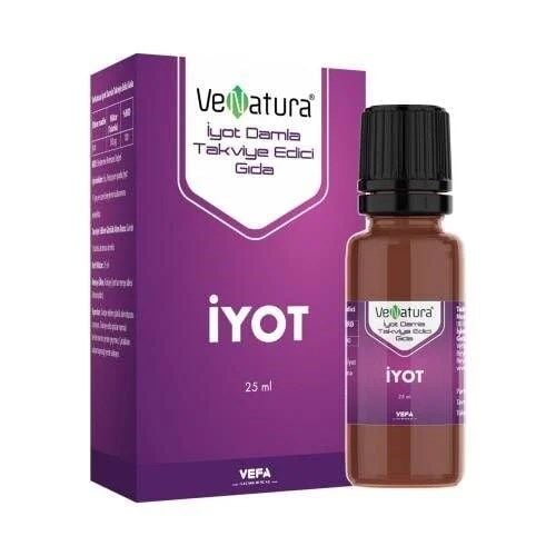 Venatura İyot Damla Takviye Edici Gıda 25 ml