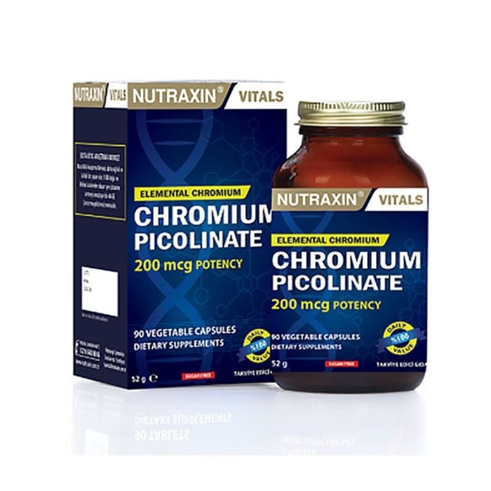 NUTRAXIN CHROMIUM PICOLINATE 90 TB