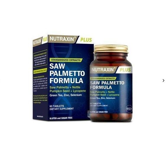 NUTRAXİN PLUS SAW PALMETTO FORMULA 60 TABLET