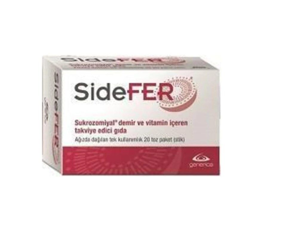 SİDEFER SUKROZOMİYAL DEMİR VE VİTAMİN 20 STİCK