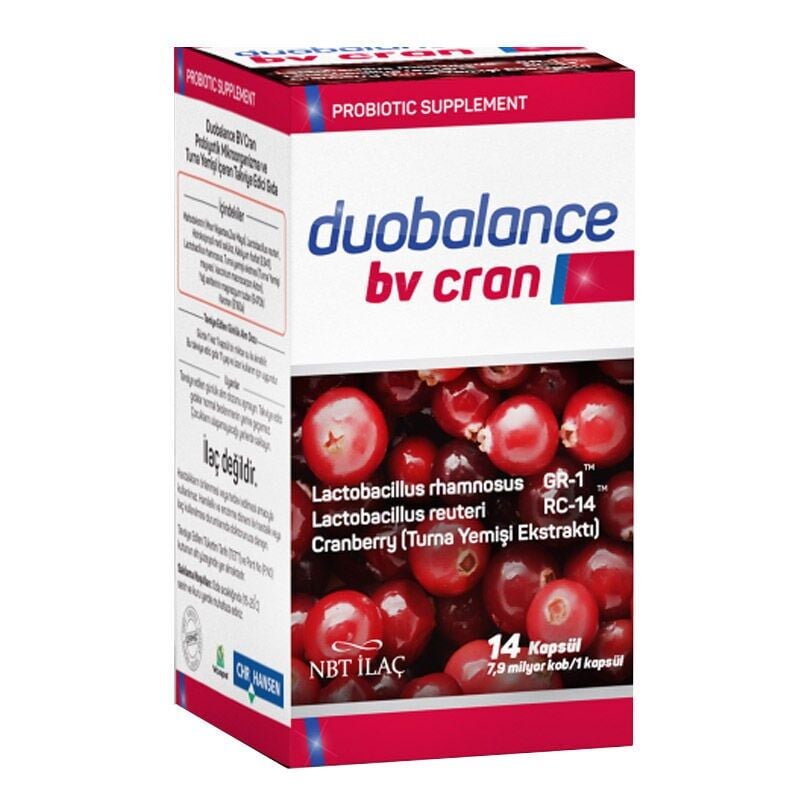 NBT İlaç Duobalance Bv Cran 14 Kapsül