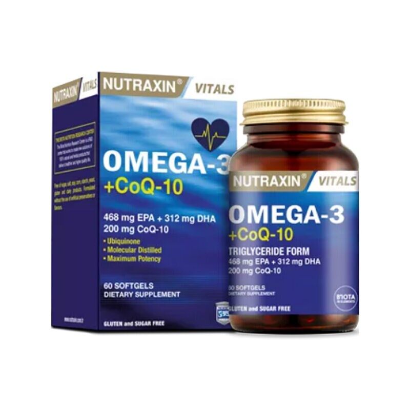 NUTRAXİN OMEGA-3+COQ-10 60G