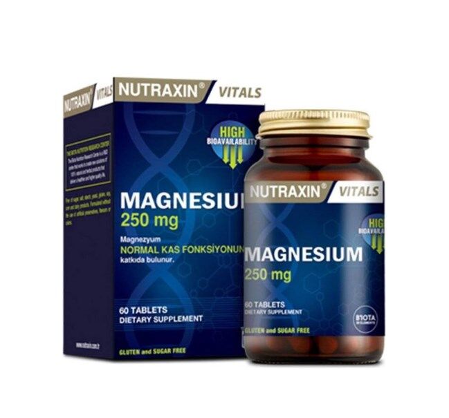 NUTRAXIN MAGNESIUM 250 MG 60 TB