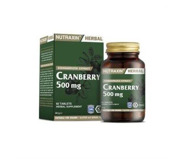 NUTRAXİN CRANBERRY 500 MG 60 TABLET
