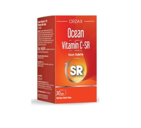ORZAX OCEAN VİTAMİN C SR 500 MG 30 TABLET