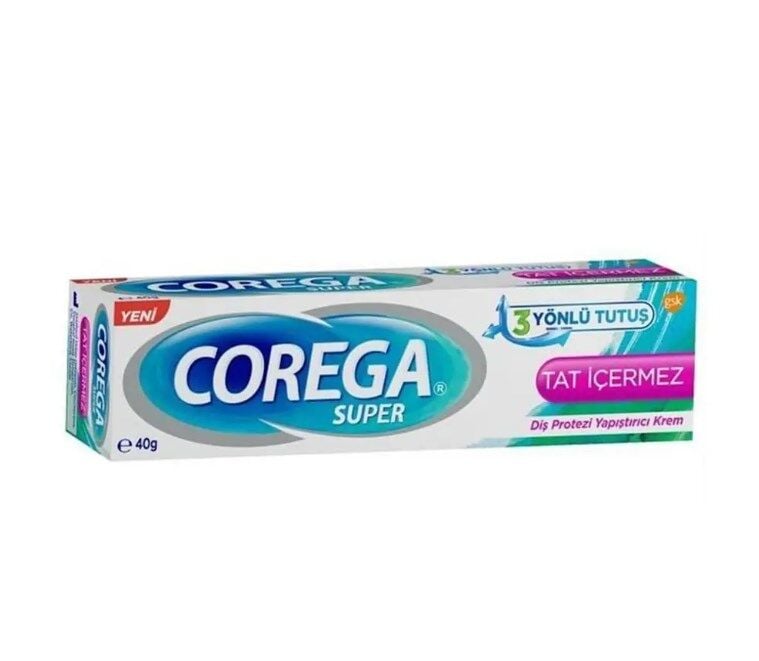 CORAGE TATSIZ DİŞ PROTEZİ YAPIŞTIRICI KREM 40 GR