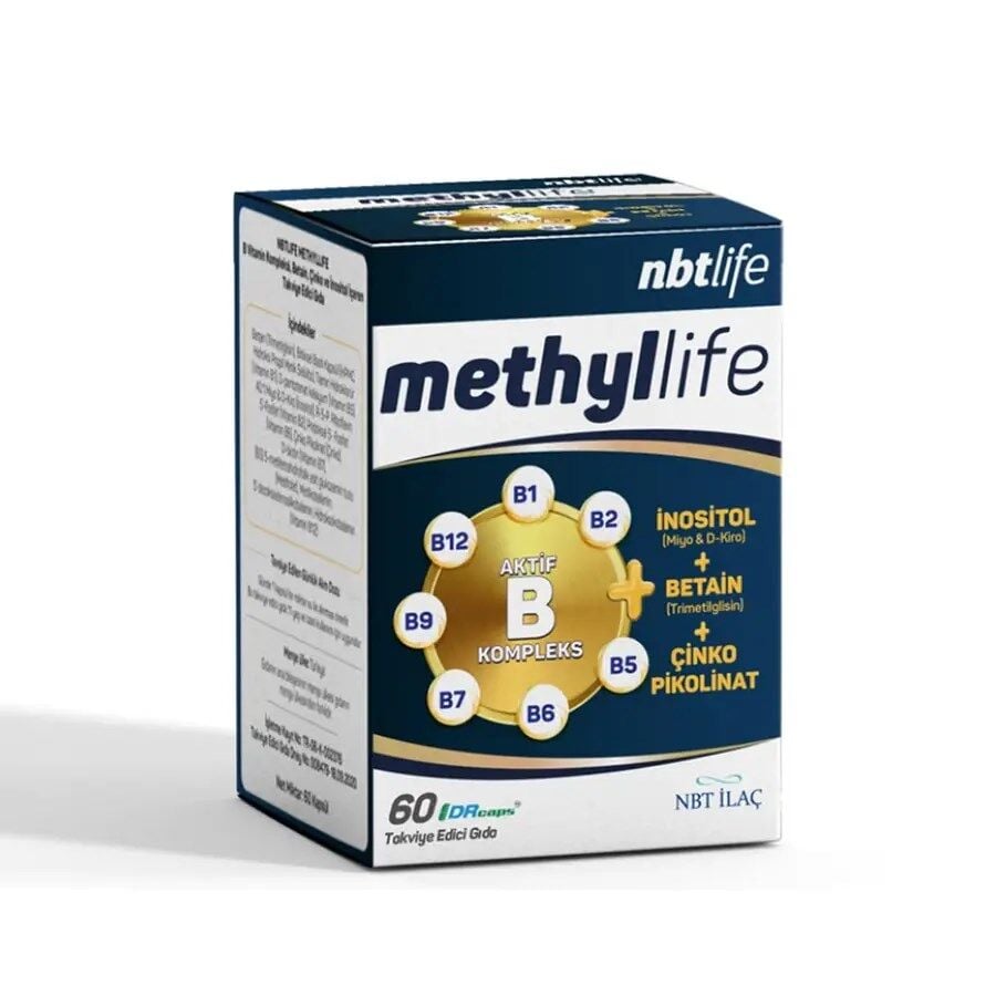 NBT İlaç Methllife Takviye Edici Gıda 60 Kapsül