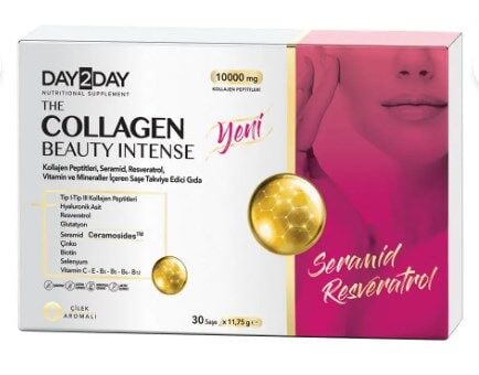 Day2Day The Collagen Beauty Intense Çilek Aromalı 30 Saşe