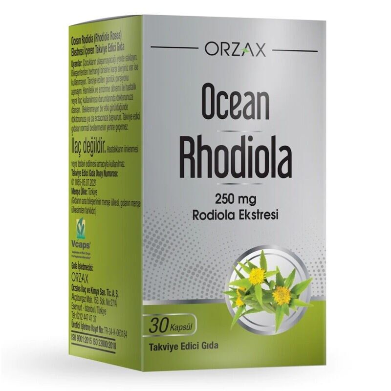 ORZAX OCEAN RHODİOLA 250MG 30 KAPSÜL