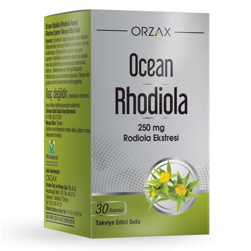 ORZAX OCEAN RHODİOLA 250MG 30 KAPSÜL