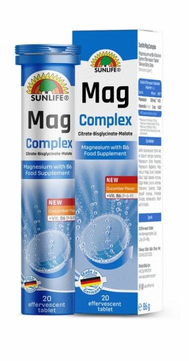 SUNLİFE MAG COMPLEX EFERVESAN 20 TABLET