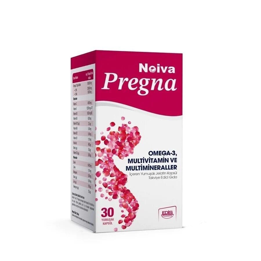 EDİS PHARMA NOİVA PREGNA OMEGA-3 MULTİVAMİN 30 SOFTJEL