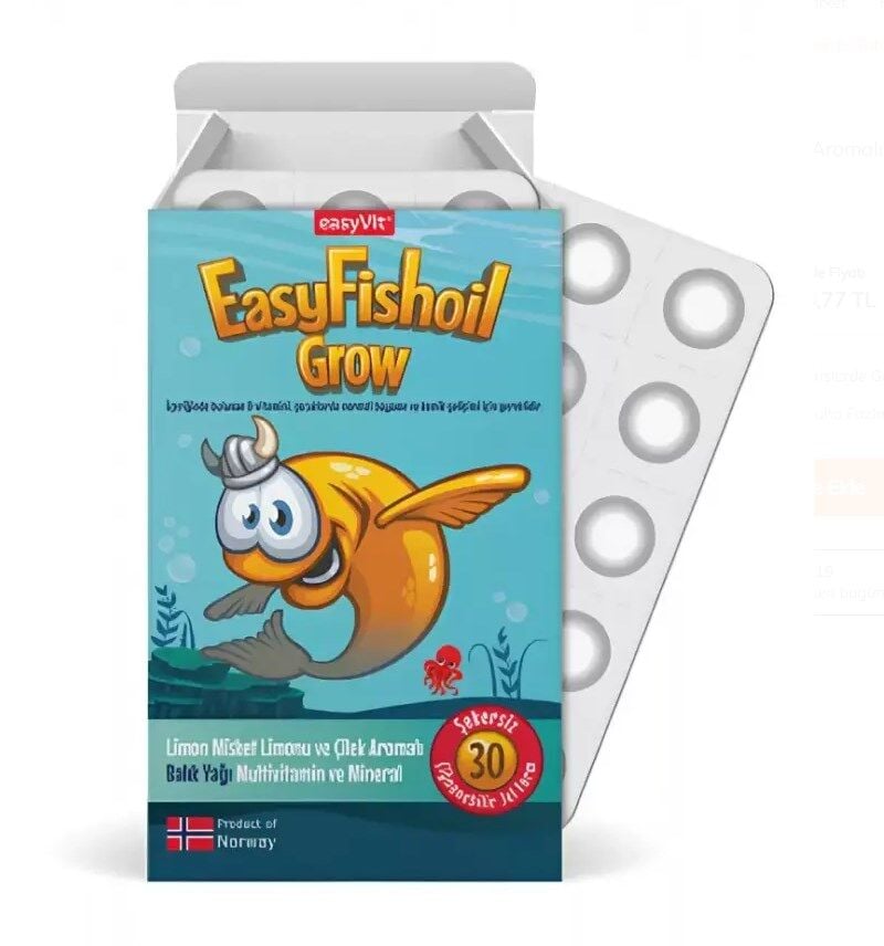 EasyFishoil Grow 30 Jel Tablet