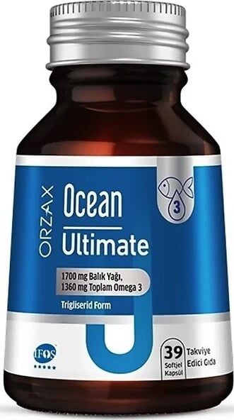 ORZAX OCEAN ULTİMATE BALIK YAĞI 1700 MG 30 SOFTJEL KAPSÜL