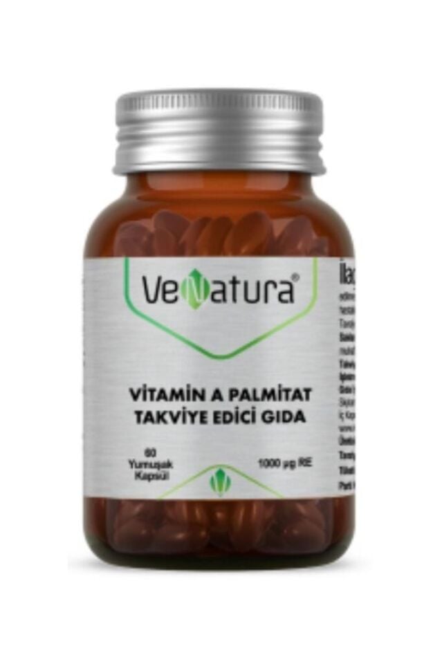 Venatura Vitamin A Palmitat 1000mcg 60 Kapsül
