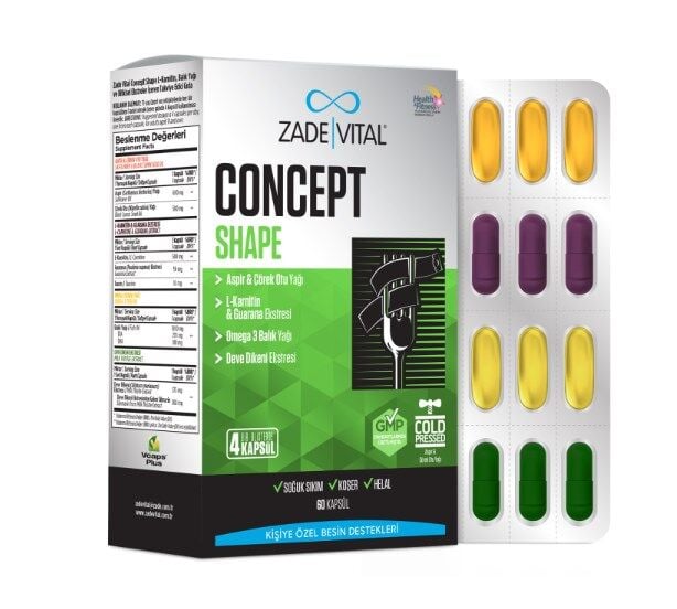 Zade Vital Concept Shape 60 Kapsül