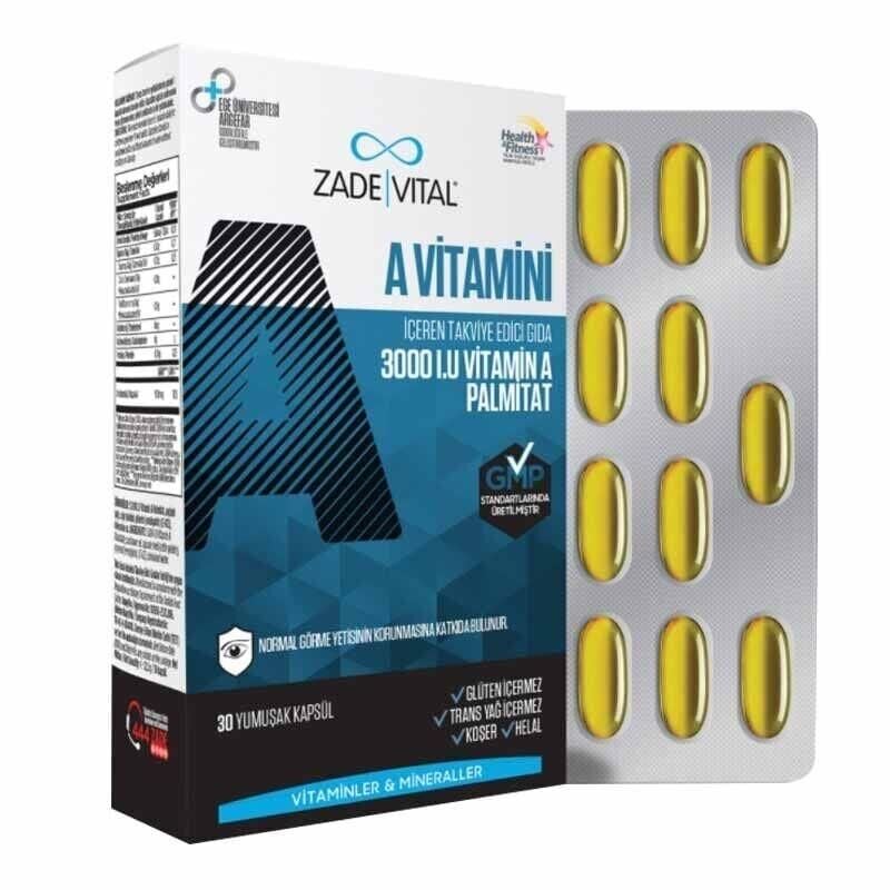 ZADE VITAL A VİTAMİNİ  CAP