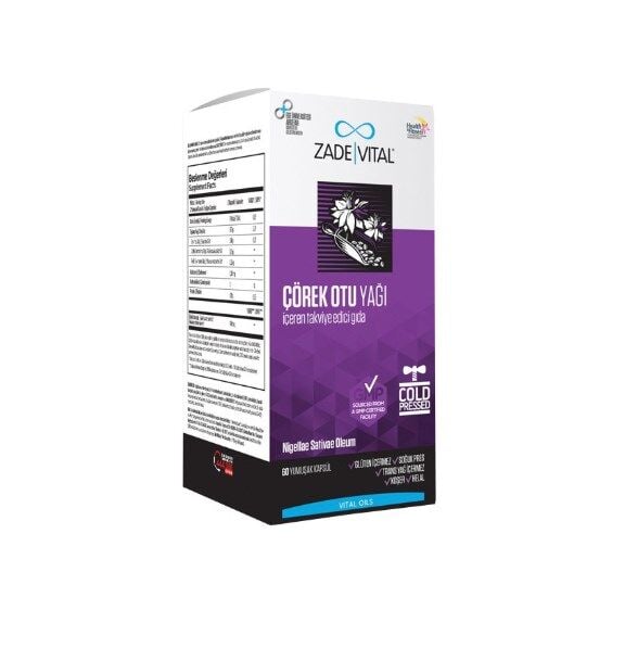 ZADE VİTAL CÖREK BLISTER 60 CAP