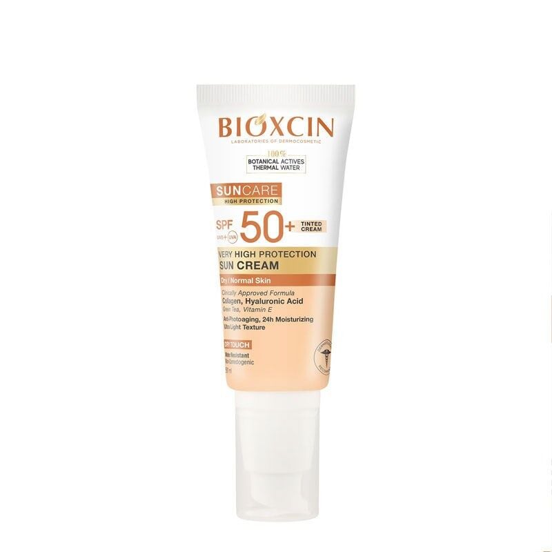 Bioxcin Sun Care Kuru Ciltler için Güneş Kremi SPF 50+ 50 ml - Renkli