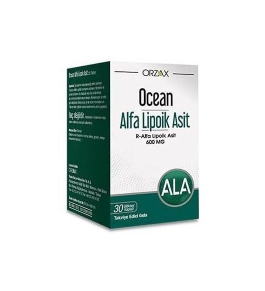 Ocean Alfa Lipoik Asit 600 mg 30 Tablet