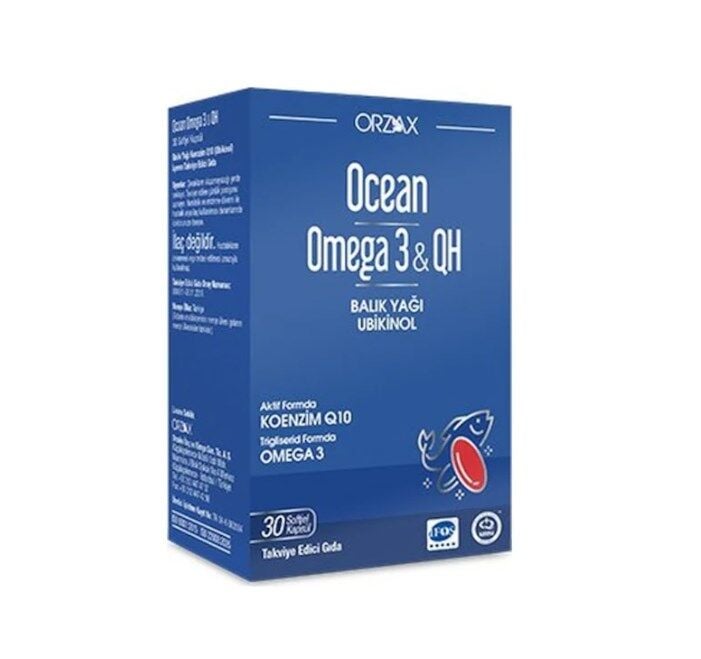 Ocean Omega 3 & QH 30 Yumuşak Kapsül