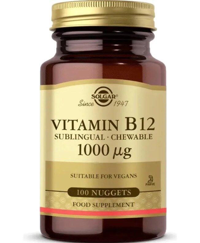 SOLGAR VITAMIN B12 1000 MCG 100 NUG