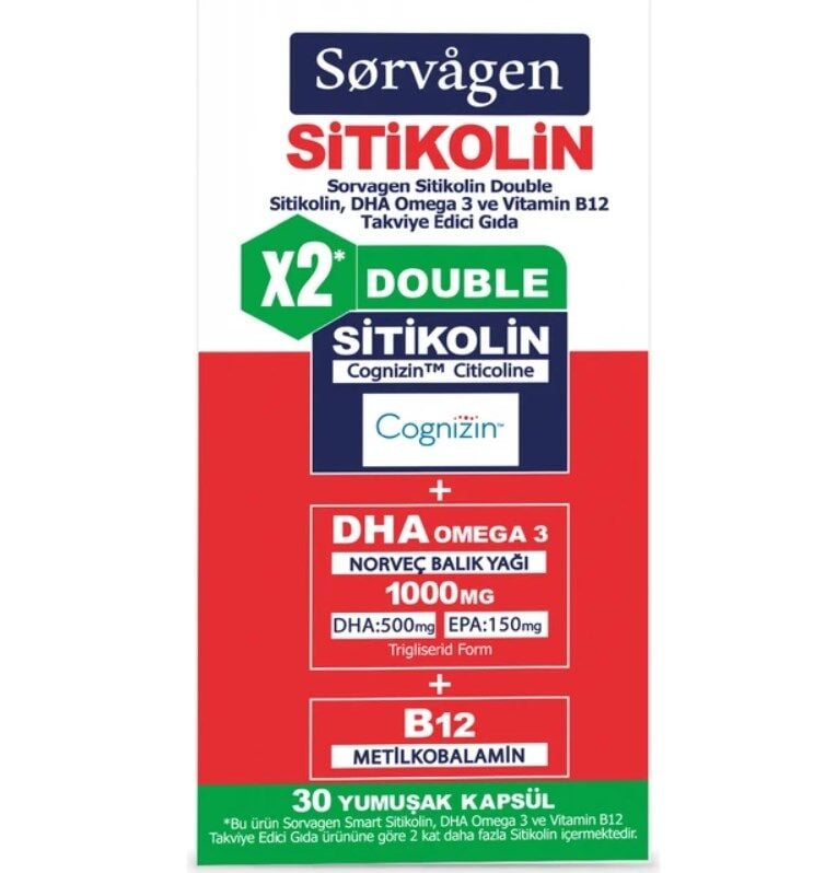SORVAGEN DOUBLE SITIKOLIN 30 KAPSUL